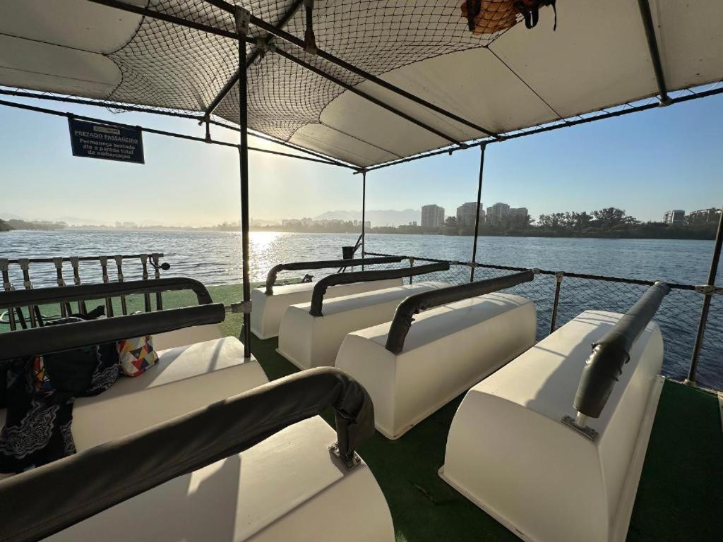 Apartment Magnifico Flat Na Barra Da Tijuca 704, Com Linda Piscina, Academia, Balsa Praia, Microondas, Frigobar, Tv Smart, Varanda E Mesa Trabalho Rio de Janeiro